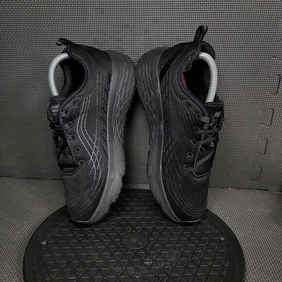 Skechers Work Relaxed Fit Shoes Womens Sz 9 Black Red Slip Resistant Work Sneake - Picture 5 of 10